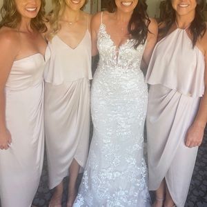 Shona Joy Porcelain Bridesmaid Dress (Halter)